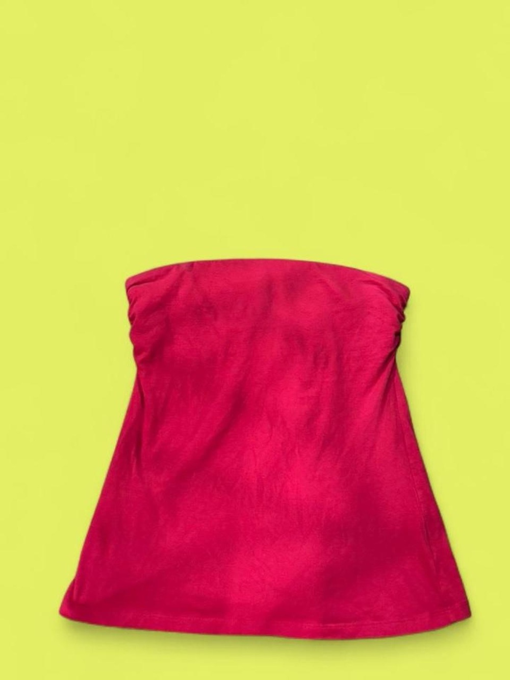 Old Navy Hot Pink Strapless Tube Tunic